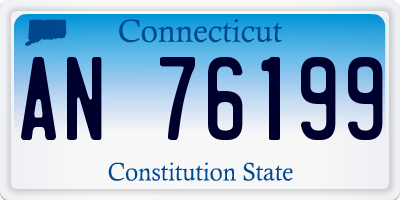 CT license plate AN76199