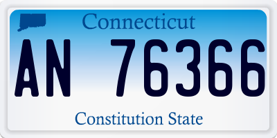 CT license plate AN76366