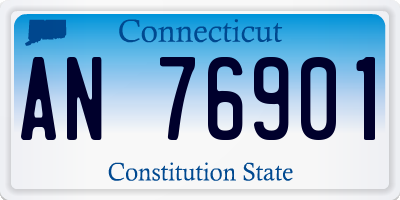 CT license plate AN76901