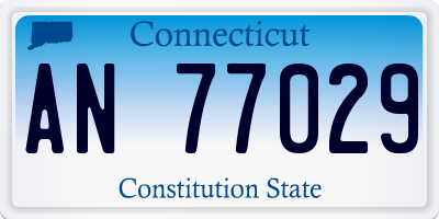 CT license plate AN77029