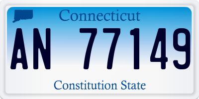 CT license plate AN77149