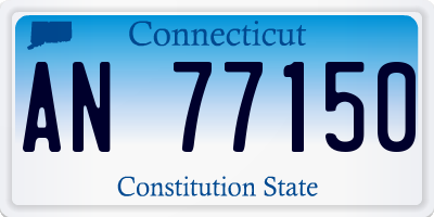 CT license plate AN77150