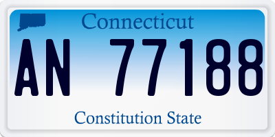 CT license plate AN77188