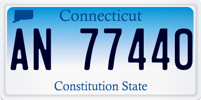 CT license plate AN77440