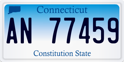 CT license plate AN77459