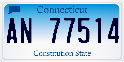 CT license plate AN77514
