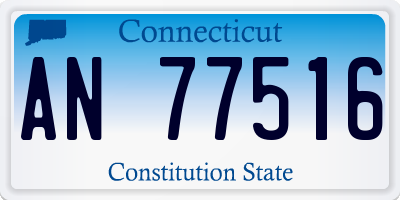 CT license plate AN77516