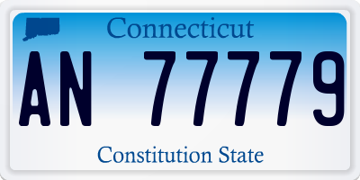CT license plate AN77779