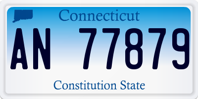 CT license plate AN77879