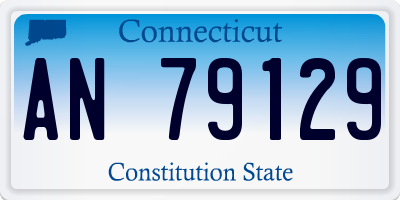 CT license plate AN79129