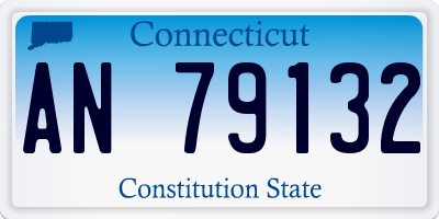 CT license plate AN79132
