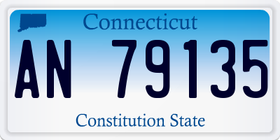 CT license plate AN79135