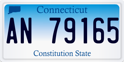 CT license plate AN79165