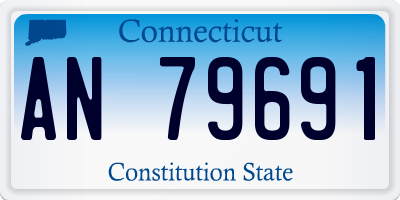 CT license plate AN79691