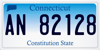 CT license plate AN82128