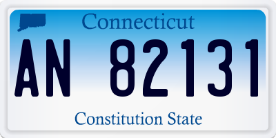 CT license plate AN82131