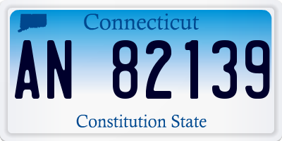 CT license plate AN82139