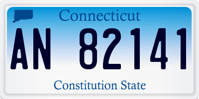 CT license plate AN82141