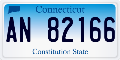 CT license plate AN82166