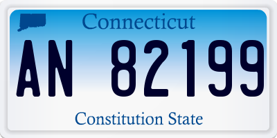 CT license plate AN82199