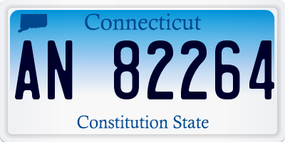 CT license plate AN82264