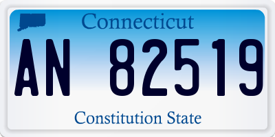 CT license plate AN82519