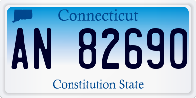 CT license plate AN82690