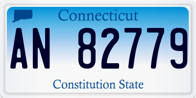 CT license plate AN82779