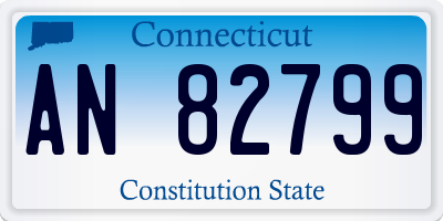 CT license plate AN82799