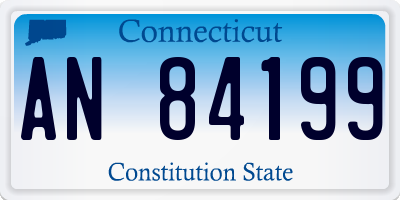 CT license plate AN84199