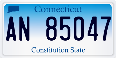 CT license plate AN85047