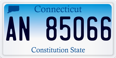 CT license plate AN85066