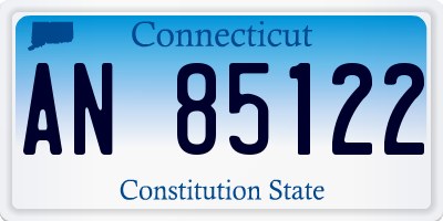 CT license plate AN85122