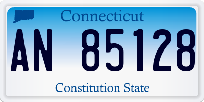 CT license plate AN85128
