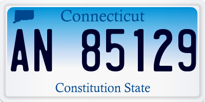 CT license plate AN85129