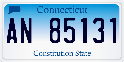 CT license plate AN85131