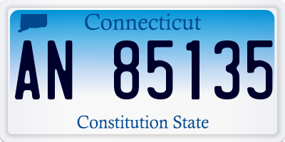 CT license plate AN85135