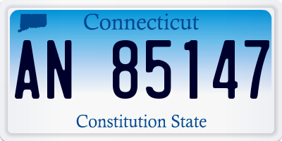 CT license plate AN85147