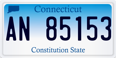 CT license plate AN85153