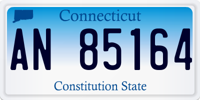 CT license plate AN85164