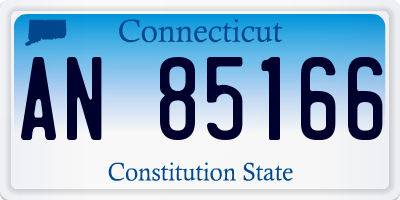 CT license plate AN85166