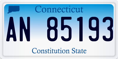 CT license plate AN85193