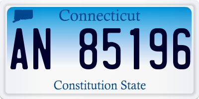 CT license plate AN85196