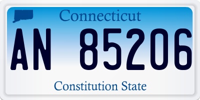 CT license plate AN85206