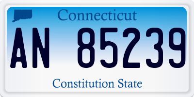 CT license plate AN85239
