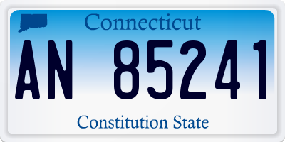 CT license plate AN85241