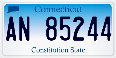 CT license plate AN85244