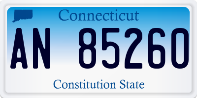CT license plate AN85260