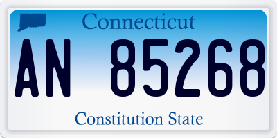 CT license plate AN85268