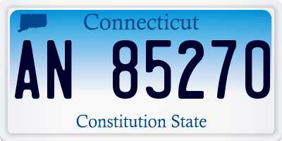 CT license plate AN85270